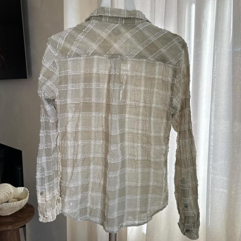 Cotton Button Up Shirt Size Small - Picture 5 of 5